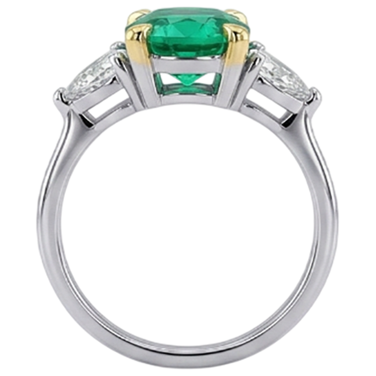 Artisanal Bague Pierre Précieuse 1,50 carats – vue arrière