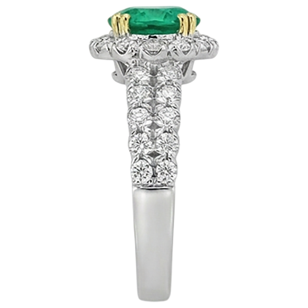 Brillant Bague avec Gemme 3 carats – vue arrière