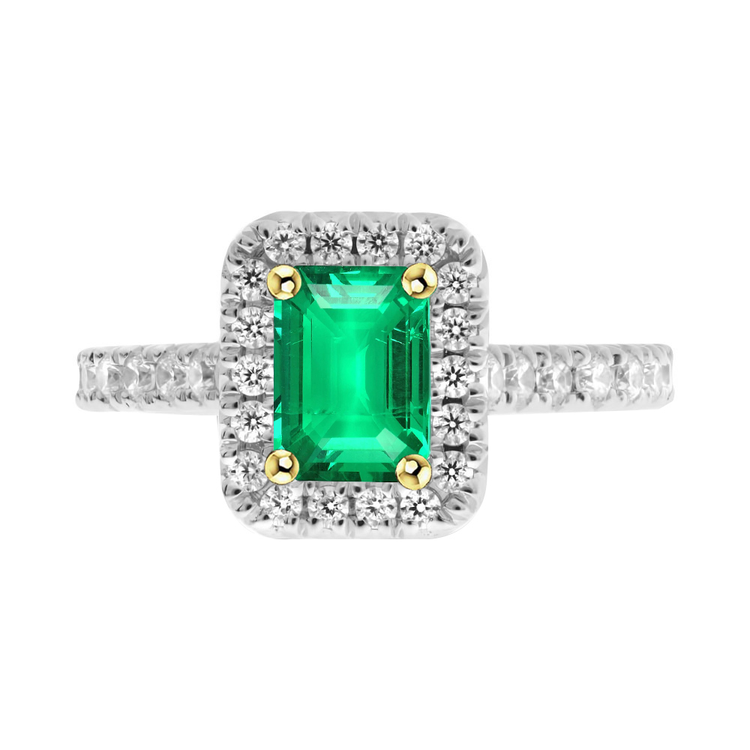 Sur mesure Bague Pierre de Couleur 2 carats – vue principale