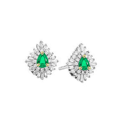 Émeraude Gemstone Earring fait main 0,50 carats – HarryChadEnt