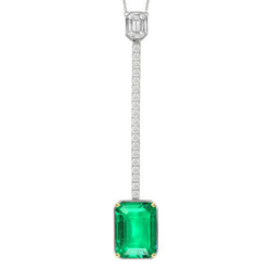 Premium Certifié GIA Émeraude Fine Pendentif Gemme – 2,50 carats