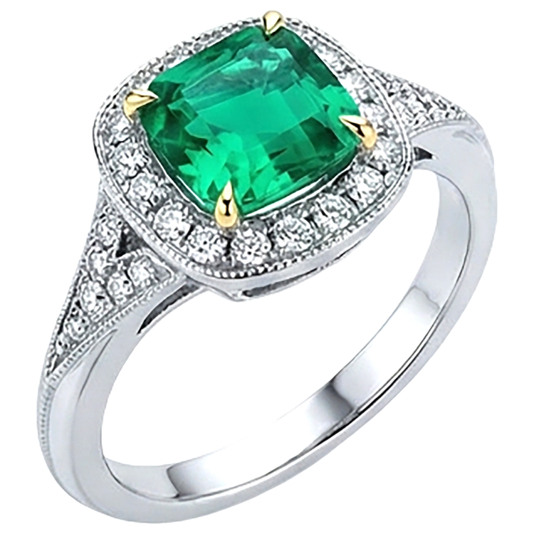 Chatoyant Bague Pierre Précieuse 2,50 carats – vue de côté