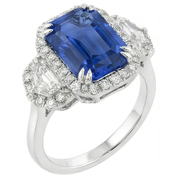 Bague Saphir Naturel 5 Carats