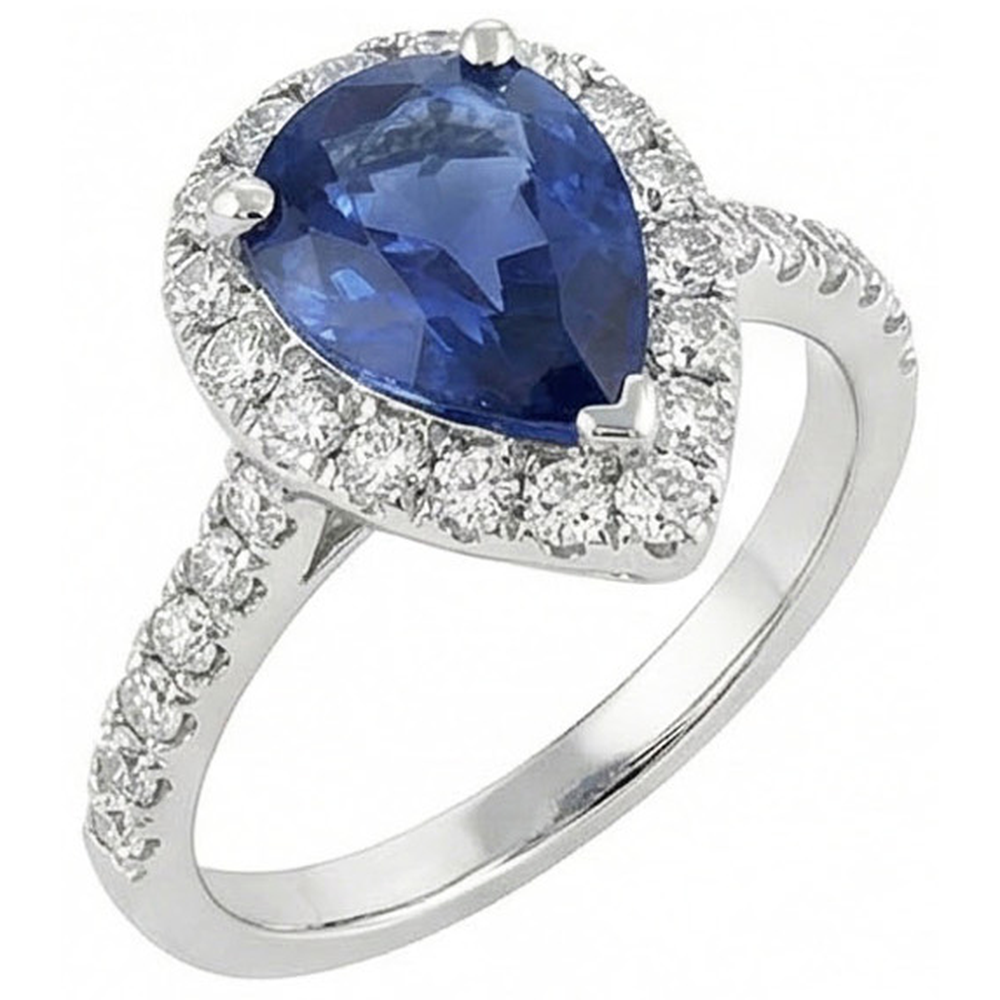 Rayonnant Bague Pierre Précieuse 3,75 carats – vue principale