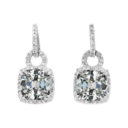 Fin Pendants d'Oreilles – Diamant Fin 3,50 carats – HarryChadEnt