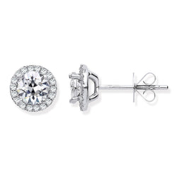 Taille Old Mine Brillant Pendants d'Oreilles – 3,50 carats en Or