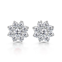 Taille Old Mine Brillant Boucles d'Oreilles – 0,50 carats en Or