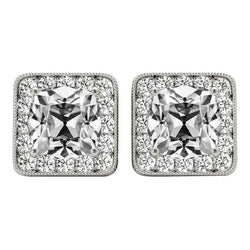 Chatoyant Diamant Fin Boucles d'Oreilles 13,50 carats – Or 14K