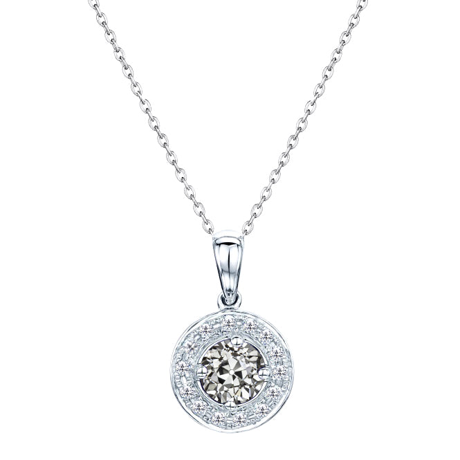 Brillant Pendentif 2-carats Or 14K Blanc – vue principale