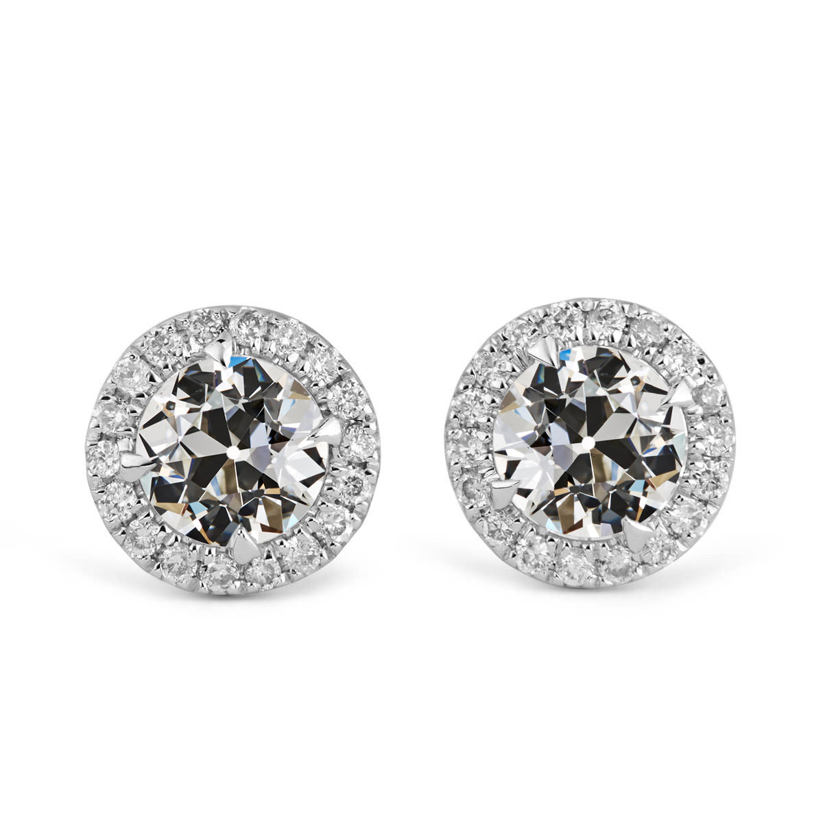 Élégant Boucles d'Oreilles 2 carats – vue principale