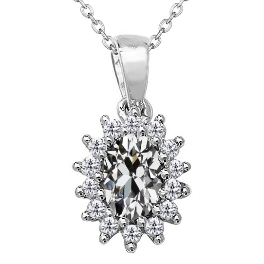 Sur mesure Brillant Pendentif 4 carats – vue principale