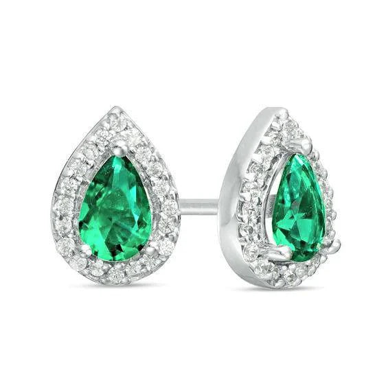 Artisanal Émeraude Gemstone Earring 5,00 carats – vue principale