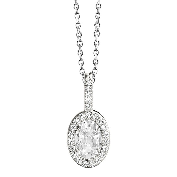 Haut de gamme Brillant Collier Pendentif 1,50 carats – vue principale