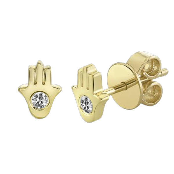 Confectionné main Puces d'Oreilles 1 carats – vue principale