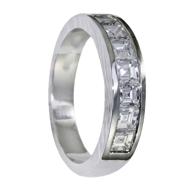 Haut de gamme Certifié IGI Diamant Fin Bague Homme – 3,50 carats