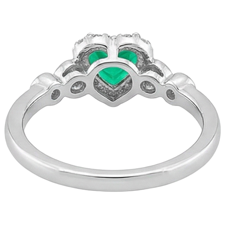 Émeraude Colombienne Bague Pierre Précieuse – vue détaillée