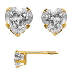 Intemporel Diamant Fin Puces d'Oreilles 7 carats – Or Jaune 14