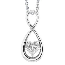 Étincelant Collier Pendentif avec Brillant Taille Old Mine
