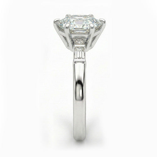 Sophistiqué Diamant Bague de Fiançailles 1 carats – vue d'angle