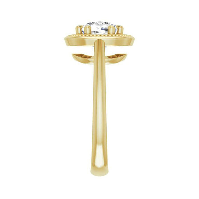 Brillant Bague Nuptiale – vue d'angle