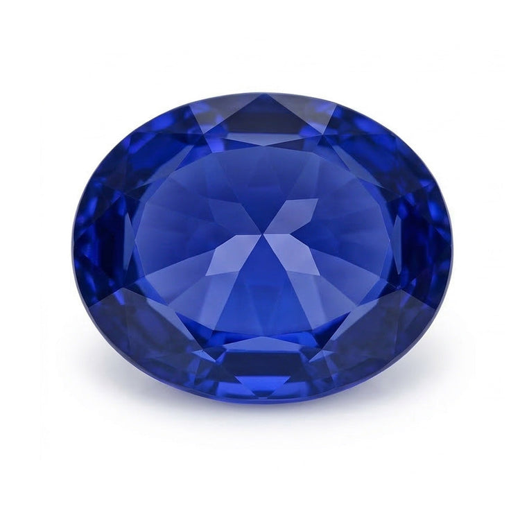 Élégant Saphir Bleu Royal Loose Sapphires Natural 7 carats – vue de côté