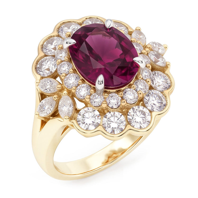 Intemporel Pureté VVS Tourmaline Bague Pierre Précieuse – 6,00