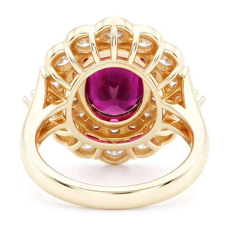 Intemporel Pureté VVS Tourmaline Bague Pierre Précieuse – 6,00
