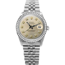 Jubilé en acier inoxydable Rolex Date Just cadran lunette Datejust montre