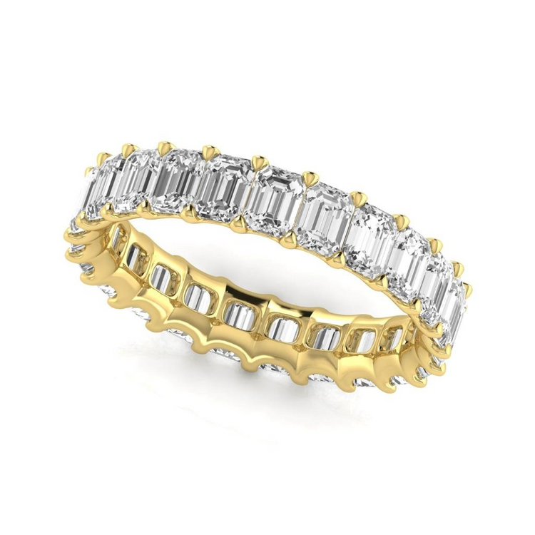 Diamant Eternity Band – vue de côté