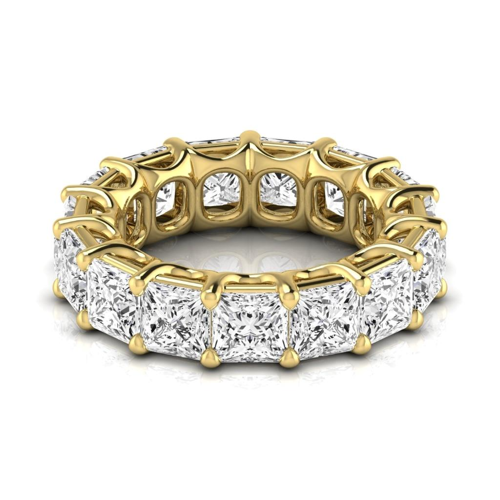 Brillant Eternity Band 11,25 carats Or Jaune 14 Carats – vue de face