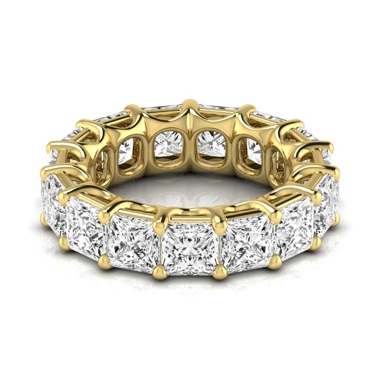 Brillant Eternity Band 11,25 carats Or Jaune 14 Carats – vue de face