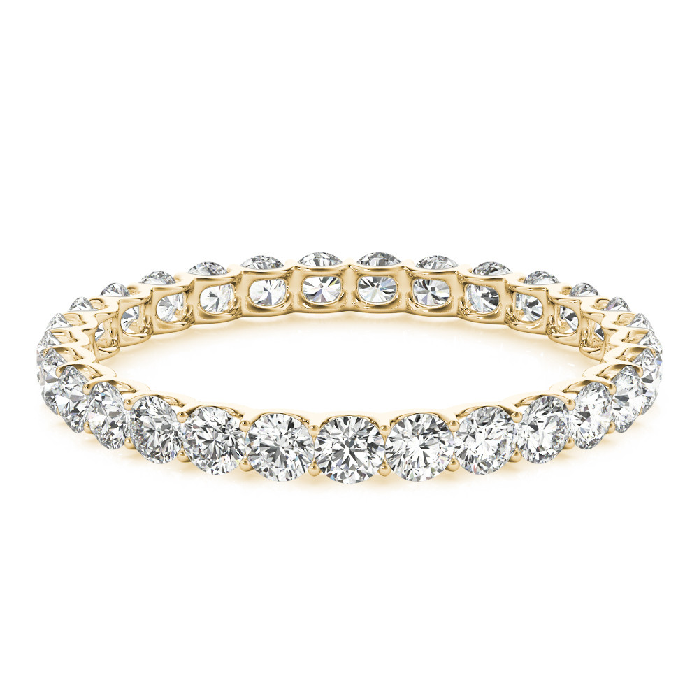 Diamant Eternity Band – vue de côté