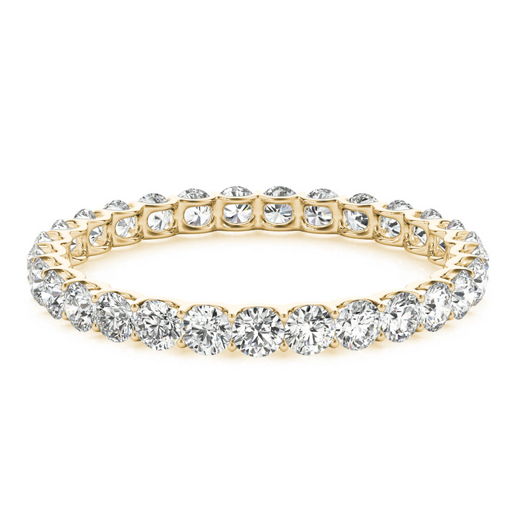 Diamant Eternity Band – vue de côté