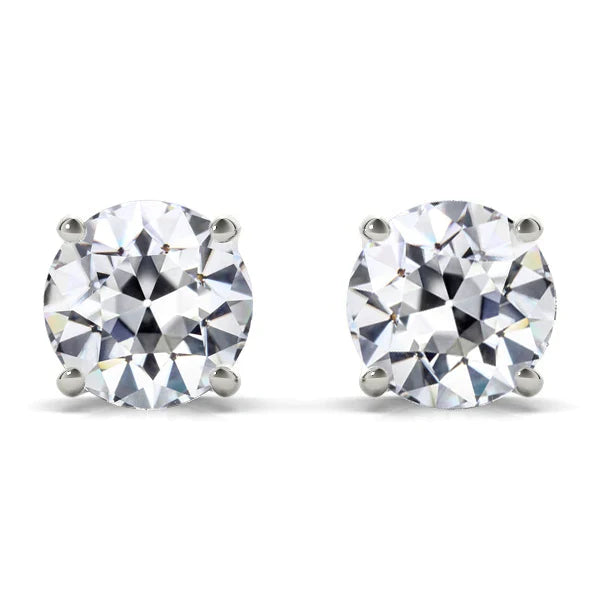 Diamant Pendants d'Oreilles 5 carats Or 14K Blanc – vue principale