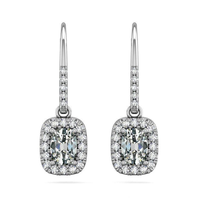 Brillant Puces d'Oreilles 1,50 carats Or Blanc 14 Carats – vue principale