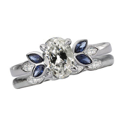 Bague de Fiançailles Or Blanc 14 Carats avec Brillant – 2,50