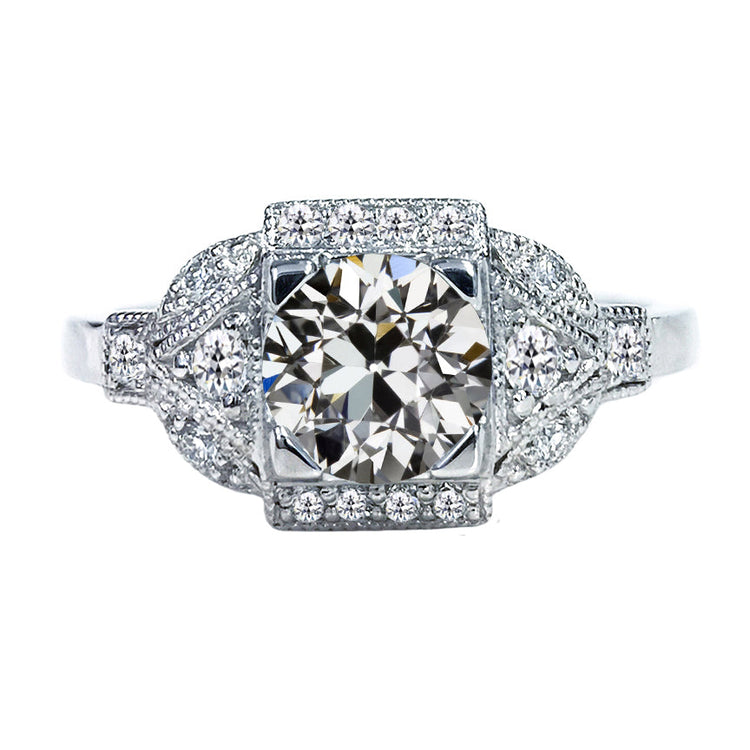 Diamant Fin Bague de Fiançailles – vue principale