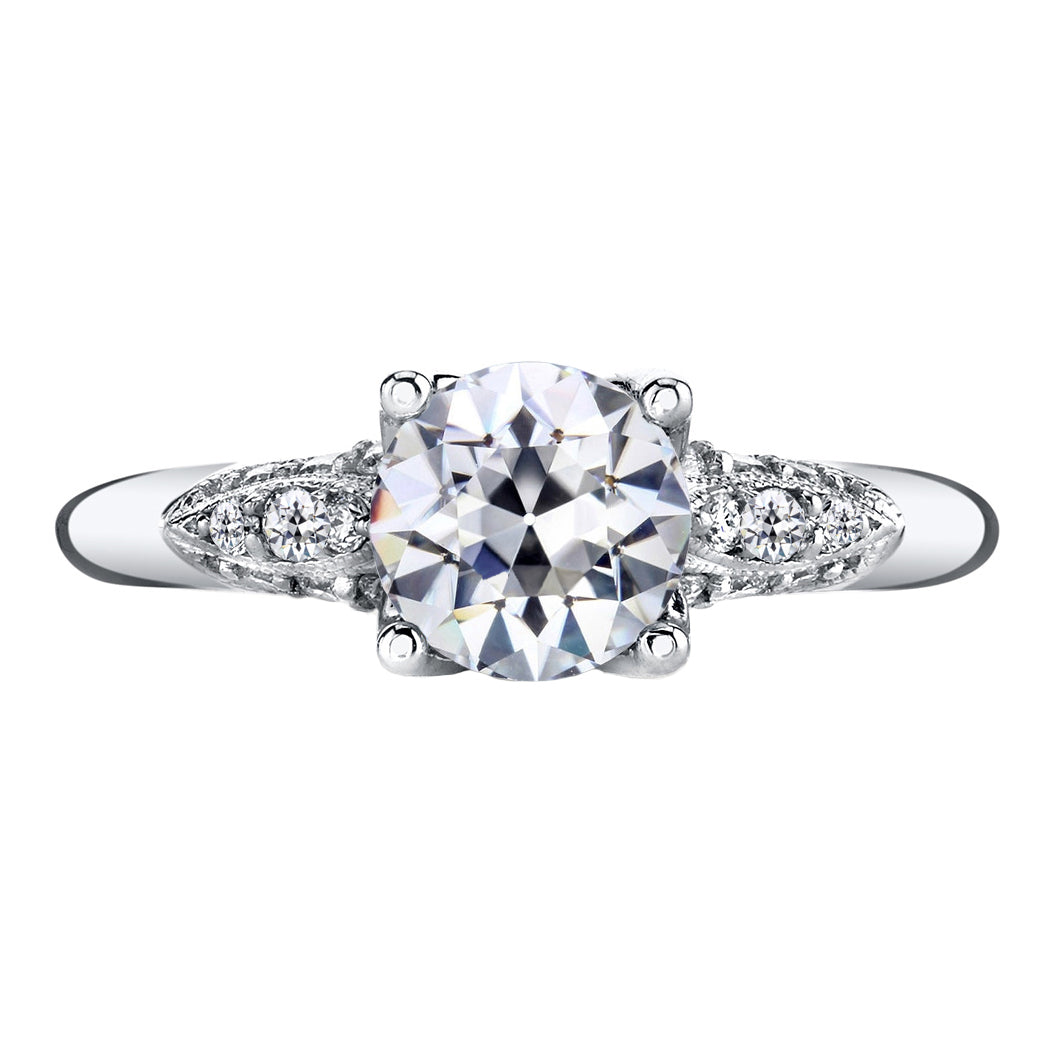 Artisanal Bague de Fiançailles 2,50 carats – vue principale