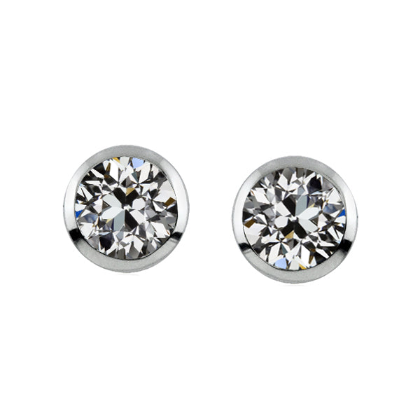 Artisanal Brillant Puces d'Oreilles 1,50 carats – vue principale