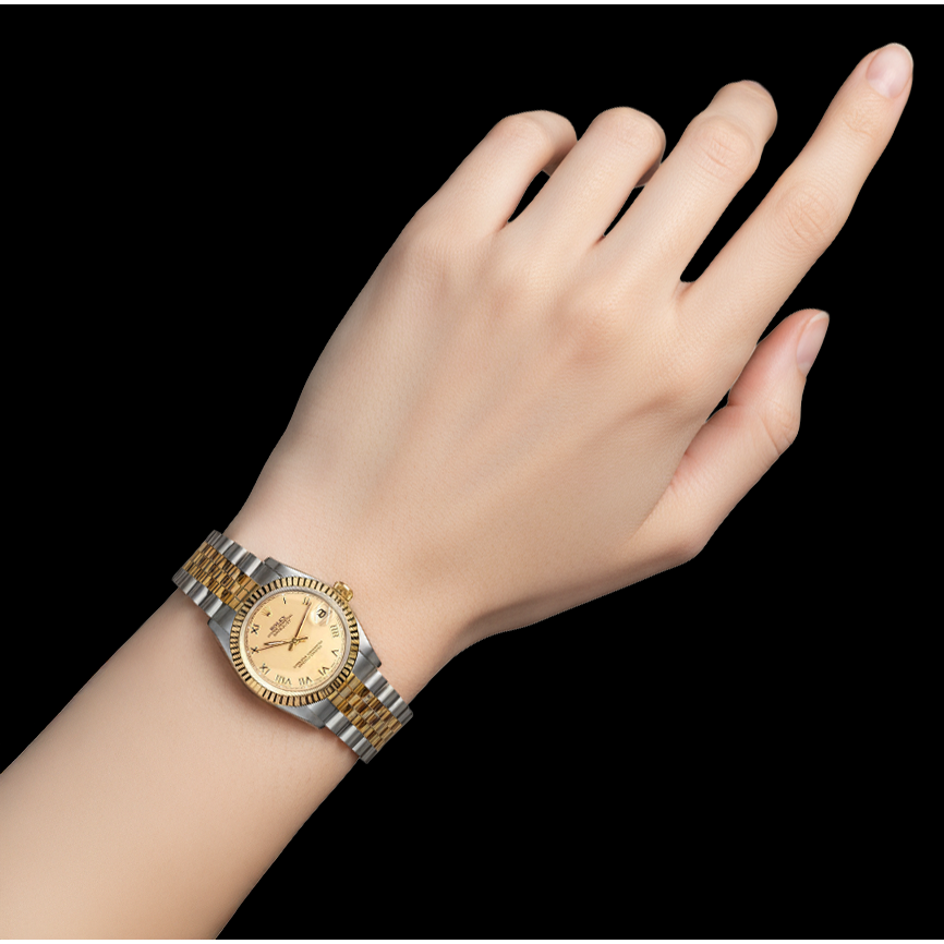 Gemme Rolex en Two Tone – vue d'angle