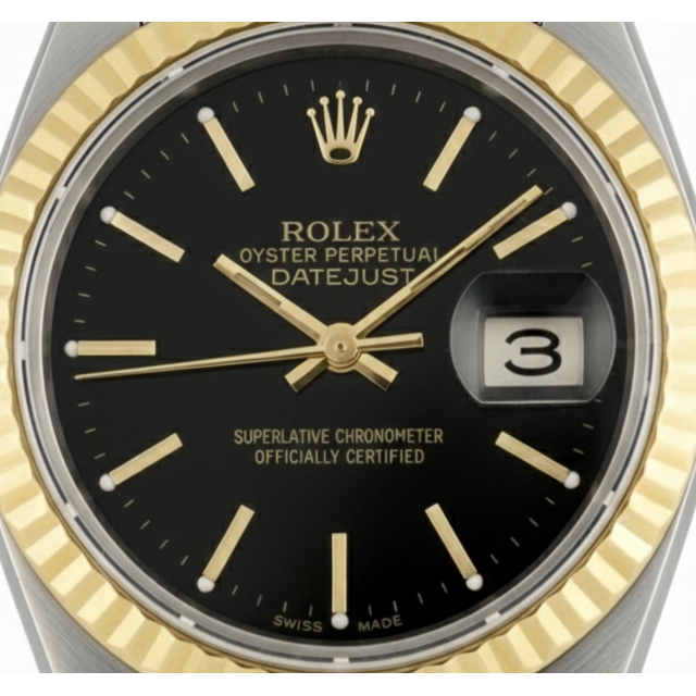 Pierre Précieuse Rolex en Gold – vue de côté
