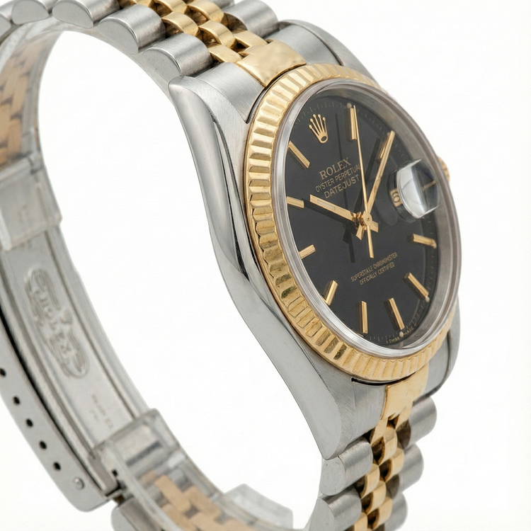 Pierre Précieuse Rolex carats Gold – vue de profil