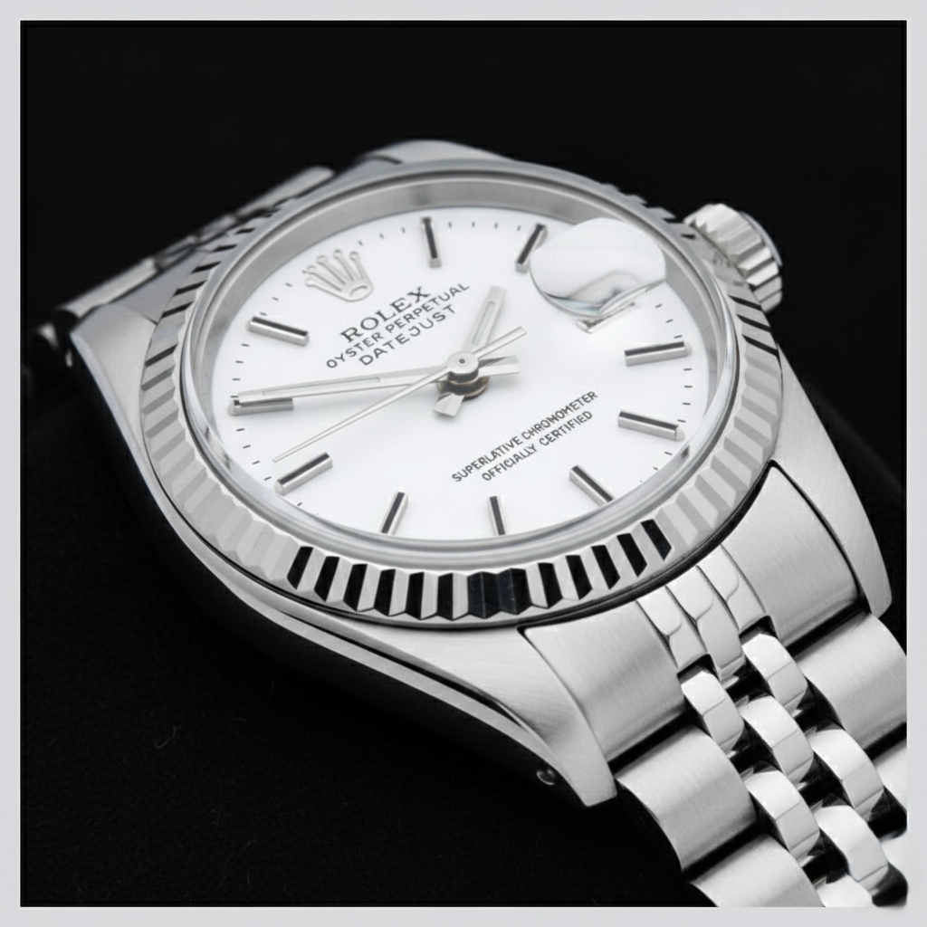 Intemporel Rolex carats – vue de côté