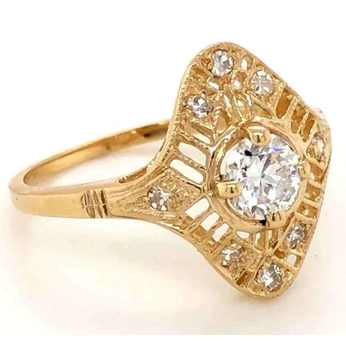 Like La Belle Epoque Jewelry Bague Authentique Diamant Style Antique 
