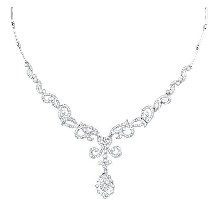 Like La Belle Epoque Jewelry Collier pour femme avec Authentique diamants ronds