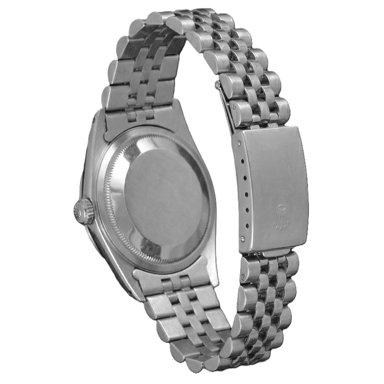 Lunette Argent Cadran Diamant Rolex Datejust Montre Femme acier inoxydable Bracelet