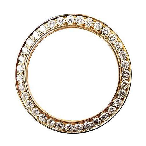 Lunette en Naturel diamant personnalisée 4 carats Breitling Rolex