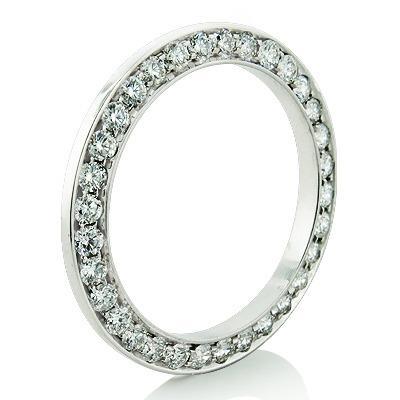 Lunette en Réel diamant 3 carats pour s'adapter à tous les modèles de montres Rolex Date 34 mm.