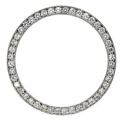 Lunette en Réel diamant personnalisée de 1,5 ct pour femme pour montre Rolex Datejust et date 26 mm