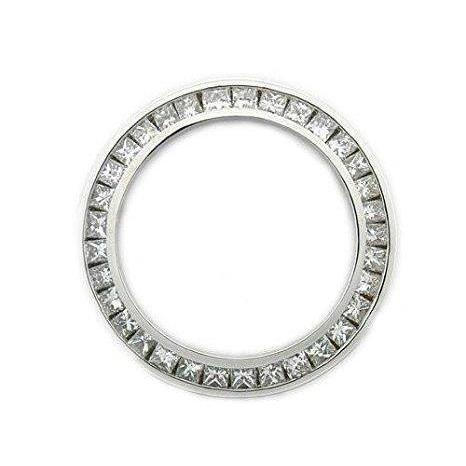 Lunette en Réel diamant personnalisée de 3 ct pour s'adapter à la montre Rolex Datejust ou Date 26 mm